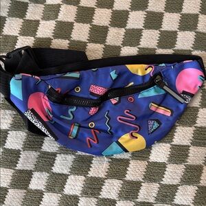 Colorful Geometric Print Fanny Pack
